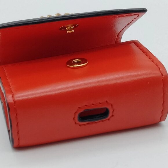 Versace Earbuds Case Reds Gold 250-081425 - Picture 7 of 9